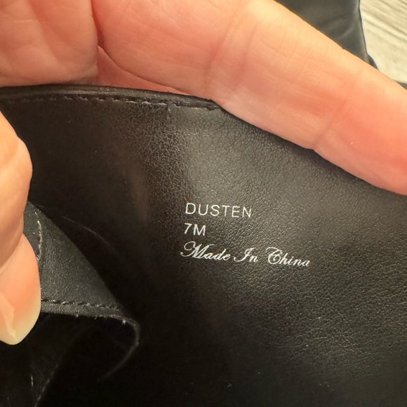 Donald J. Pliner Dusten Black Leather Boots with Buckles & Zipper Detail size 7 - Picture 7 of 10